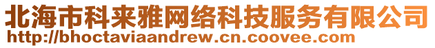 北海市科來(lái)雅網(wǎng)絡(luò)科技服務(wù)有限公司