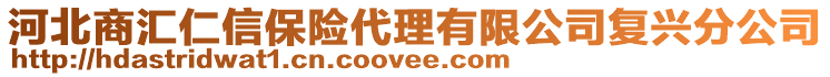 河北商汇仁信保险代理有限公司复兴分公司