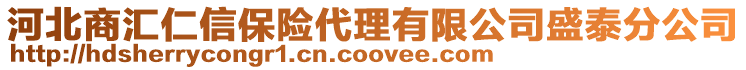 河北商汇仁信保险代理有限公司盛泰分公司