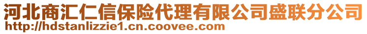 河北商汇仁信保险代理有限公司盛联分公司