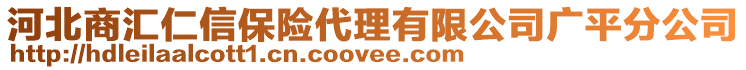 河北商匯仁信保險(xiǎn)代理有限公司廣平分公司