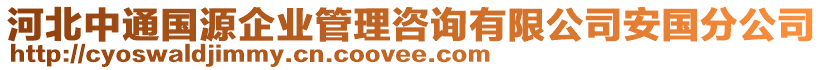 河北中通國源企業(yè)管理咨詢有限公司安國分公司