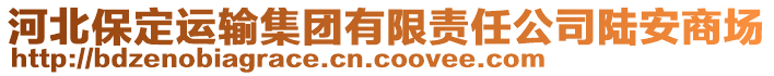 河北保定運(yùn)輸集團(tuán)有限責(zé)任公司陸安商場(chǎng)