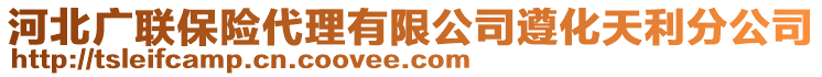 河北廣聯(lián)保險代理有限公司遵化天利分公司