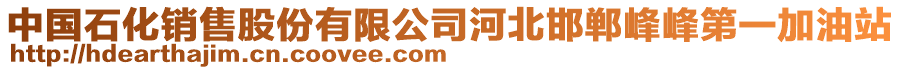 中國石化銷售股份有限公司河北邯鄲峰峰第一加油站