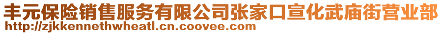 丰元保险销售服务有限公司张家口宣化武庙街营业部