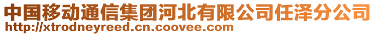 中国移动通信集团河北有限公司任泽分公司