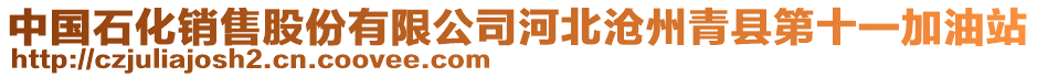 中國石化銷售股份有限公司河北滄州青縣第十一加油站