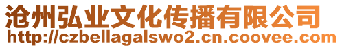 滄州弘業(yè)文化傳播有限公司