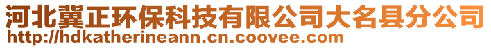 河北冀正環(huán)?？萍加邢薰敬竺h分公司