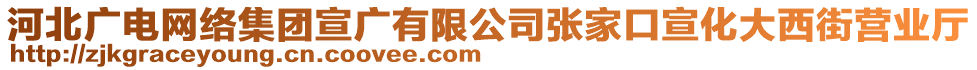 河北廣電網絡集團宣廣有限公司張家口宣化大西街營業(yè)廳