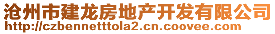 滄州市建龍房地產(chǎn)開(kāi)發(fā)有限公司