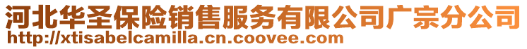 河北華圣保險(xiǎn)銷售服務(wù)有限公司廣宗分公司