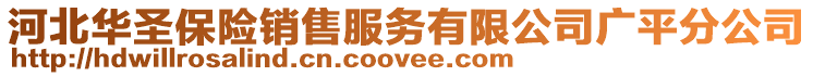 河北华圣保险销售服务有限公司广平分公司