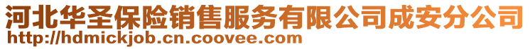 河北华圣保险销售服务有限公司成安分公司