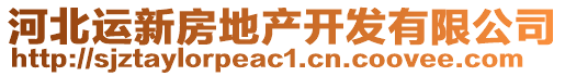 河北運新房地產開發有限公司