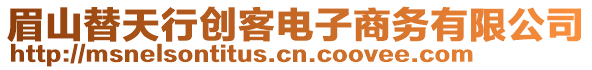 眉山替天行創客電子商務有限公司