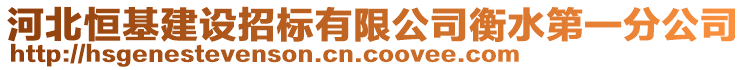 河北恒基建設(shè)招標(biāo)有限公司衡水第一分公司