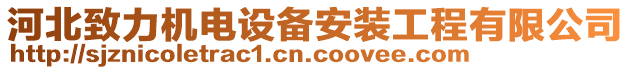 河北致力機電設備安裝工程有限公司