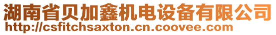 湖南省貝加鑫機(jī)電設(shè)備有限公司