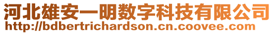 河北雄安一明數(shù)字科技有限公司