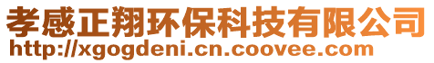 孝感正翔環(huán)保科技有限公司