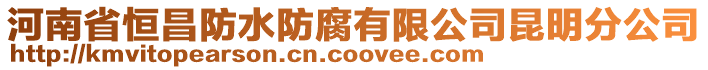 河南省恒昌防水防腐有限公司昆明分公司