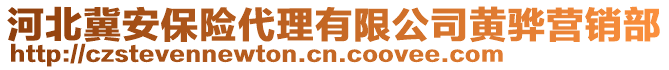 河北冀安保險(xiǎn)代理有限公司黃驊營(yíng)銷(xiāo)部