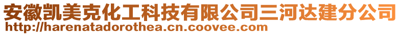 安徽凱美克化工科技有限公司三河達(dá)建分公司