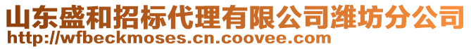 山東盛和招標(biāo)代理有限公司濰坊分公司