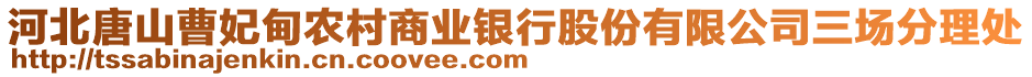 河北唐山曹妃甸農(nóng)村商業(yè)銀行股份有限公司三場分理處