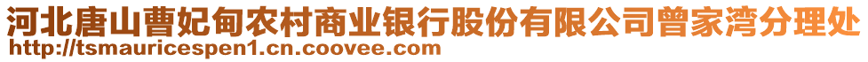 河北唐山曹妃甸農(nóng)村商業(yè)銀行股份有限公司曾家灣分理處