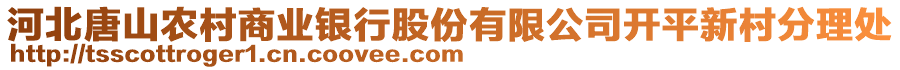 河北唐山農(nóng)村商業(yè)銀行股份有限公司開平新村分理處