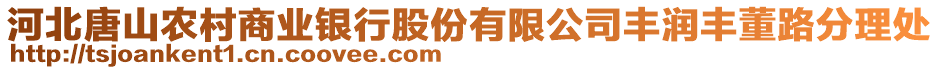 河北唐山農(nóng)村商業(yè)銀行股份有限公司豐潤豐董路分理處