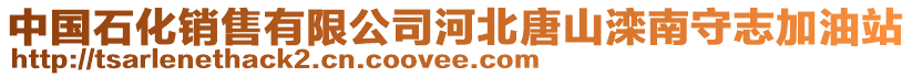 中國石化銷售有限公司河北唐山灤南守志加油站