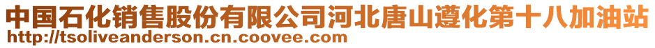 中國石化銷售股份有限公司河北唐山遵化第十八加油站