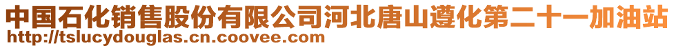 中國石化銷售股份有限公司河北唐山遵化第二十一加油站