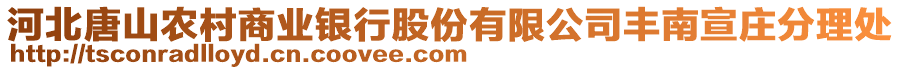 河北唐山農(nóng)村商業(yè)銀行股份有限公司豐南宣莊分理處