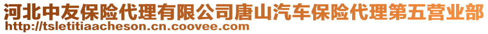 河北中友保險代理有限公司唐山汽車保險代理第五營業(yè)部