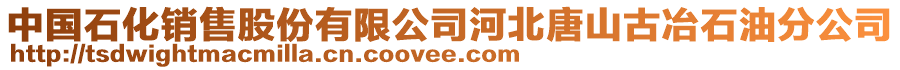 中國(guó)石化銷售股份有限公司河北唐山古冶石油分公司