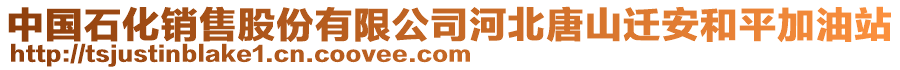 中國石化銷售股份有限公司河北唐山遷安和平加油站