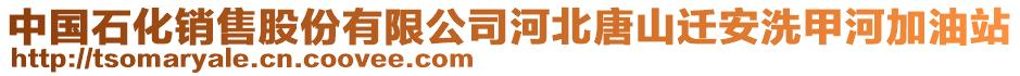 中國(guó)石化銷售股份有限公司河北唐山遷安洗甲河加油站