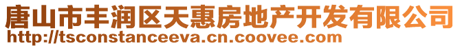 唐山市豐潤(rùn)區(qū)天惠房地產(chǎn)開(kāi)發(fā)有限公司