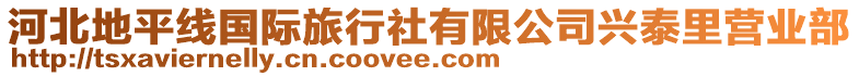 河北地平線國(guó)際旅行社有限公司興泰里營(yíng)業(yè)部