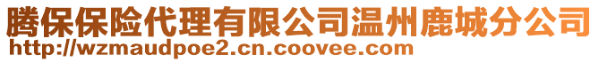 騰保保險代理有限公司溫州鹿城分公司