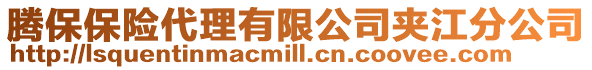 騰保保險代理有限公司夾江分公司