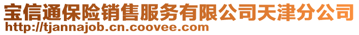 寶信通保險銷售服務有限公司天津分公司