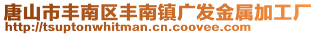 唐山市豐南區(qū)豐南鎮(zhèn)廣發(fā)金屬加工廠