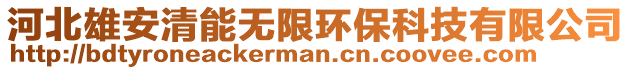 河北雄安清能無限環保科技有限公司