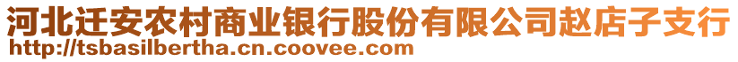 河北遷安農(nóng)村商業(yè)銀行股份有限公司趙店子支行